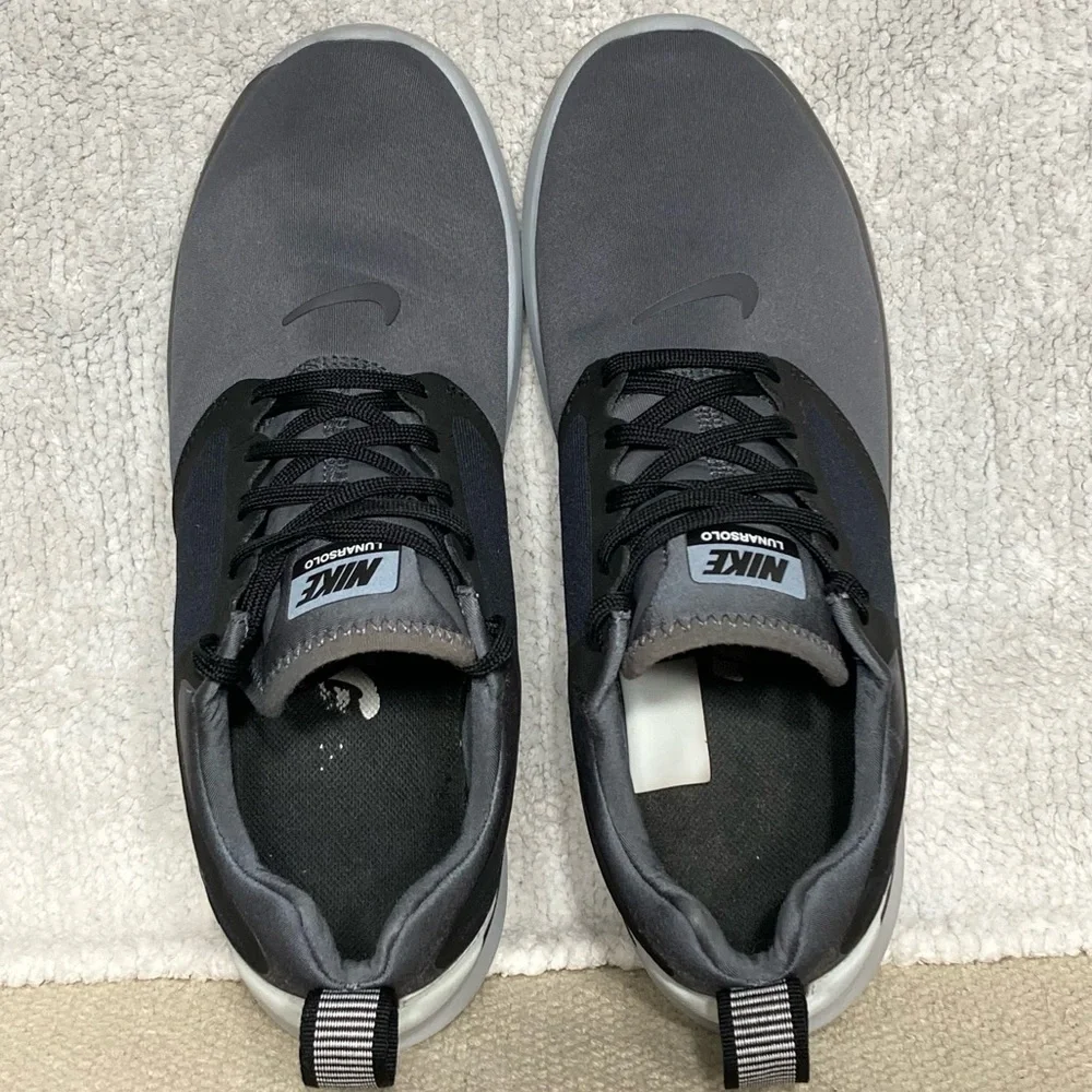 Nike Lunarsolo Women's Grey/Black Running Athletic Sneakers Shoes Size US 11